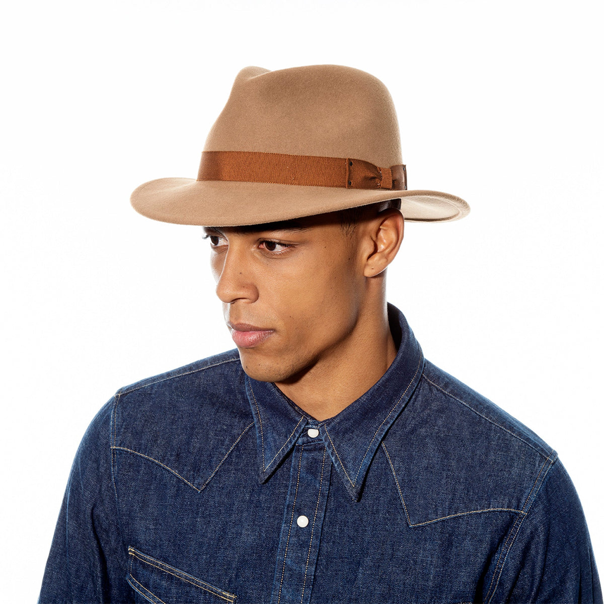 Bailey Western Curtis Fedora - Water Repellent & Shape Retentive LiteFelt
