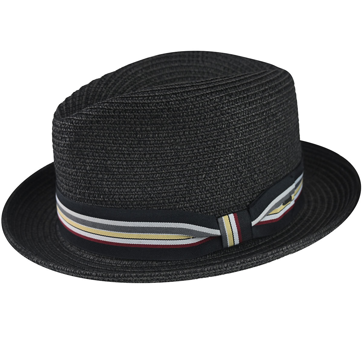 Bailey Western Bailey Hats Salem Fedora - Classic Toyo Braid with Striped Band