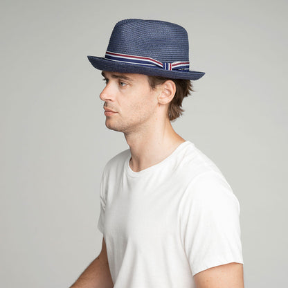 Bailey Western Bailey Hats Salem Fedora - Classic Toyo Braid with Striped Band