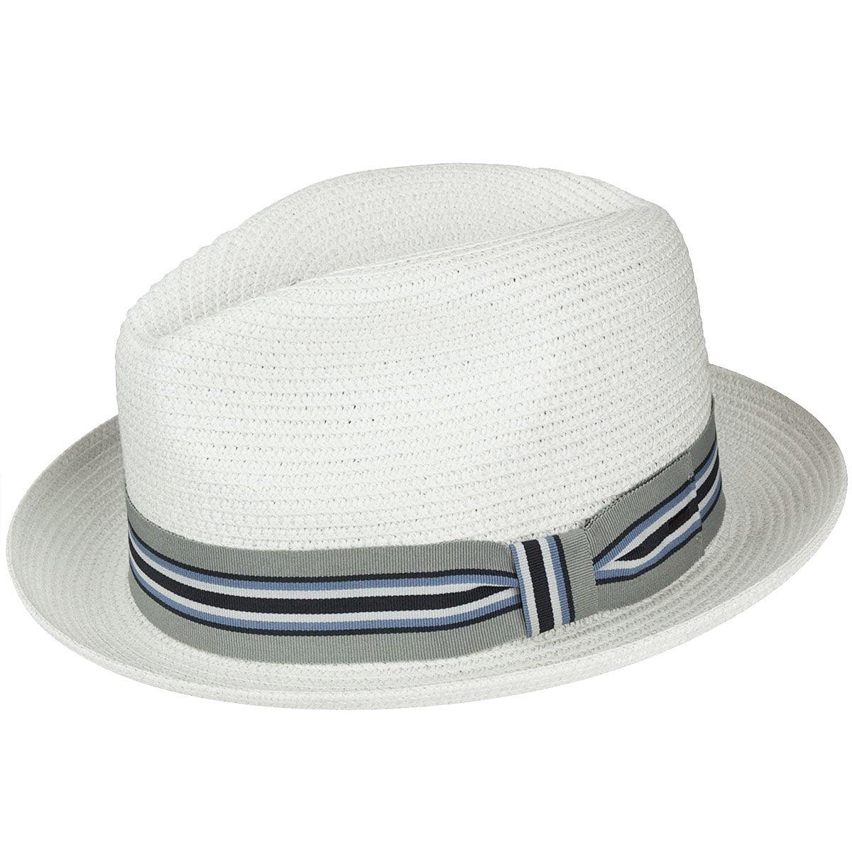 Bailey Western Bailey Hats Salem Fedora - Classic Toyo Braid with Striped Band