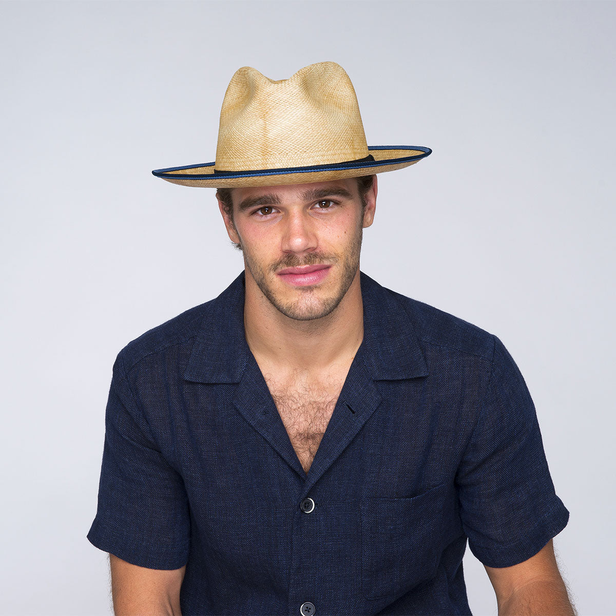 Bailey Western Parson Fedora Hat by Bailey 1922 - Genuine Panama Straw