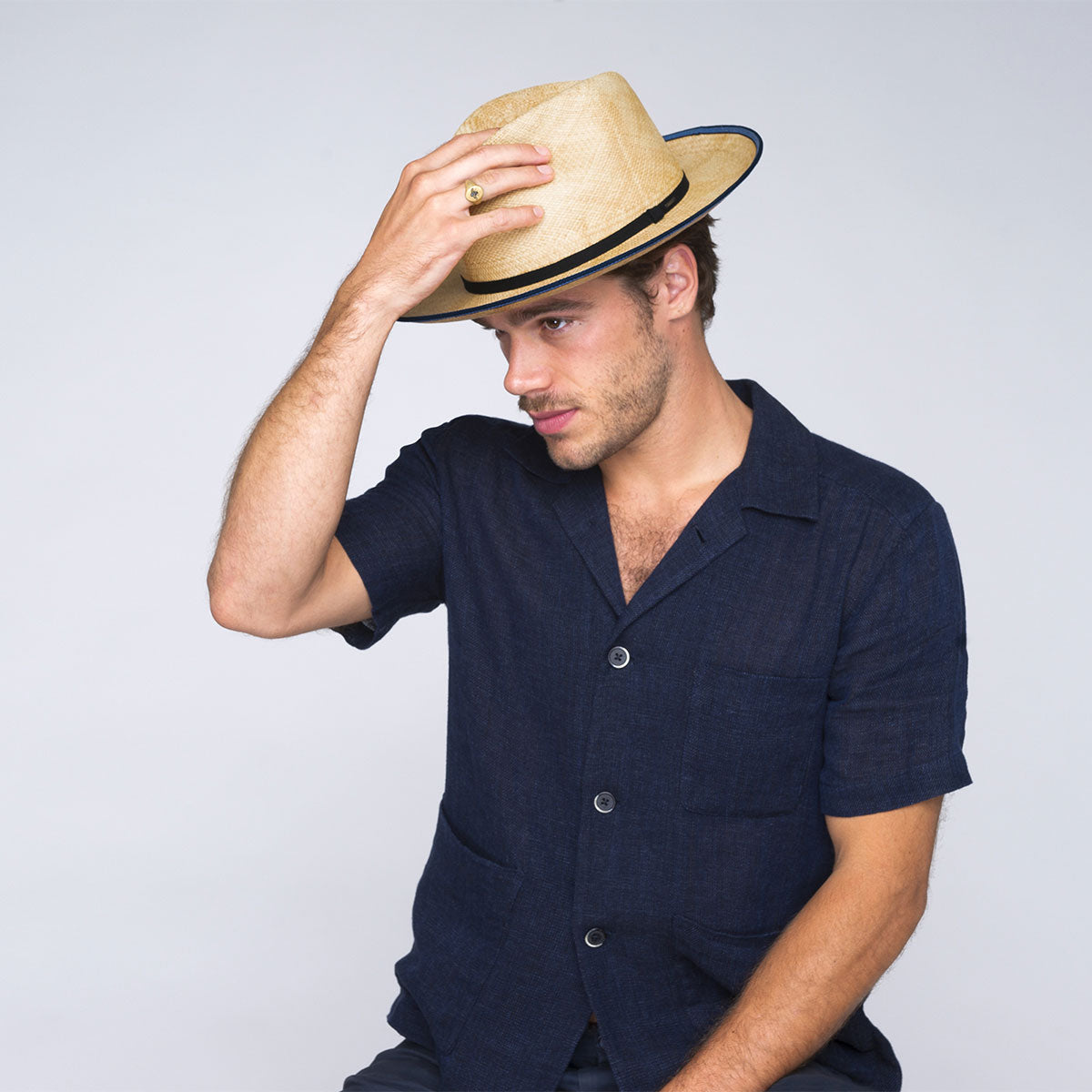 Bailey Western Parson Fedora Hat by Bailey 1922 - Genuine Panama Straw