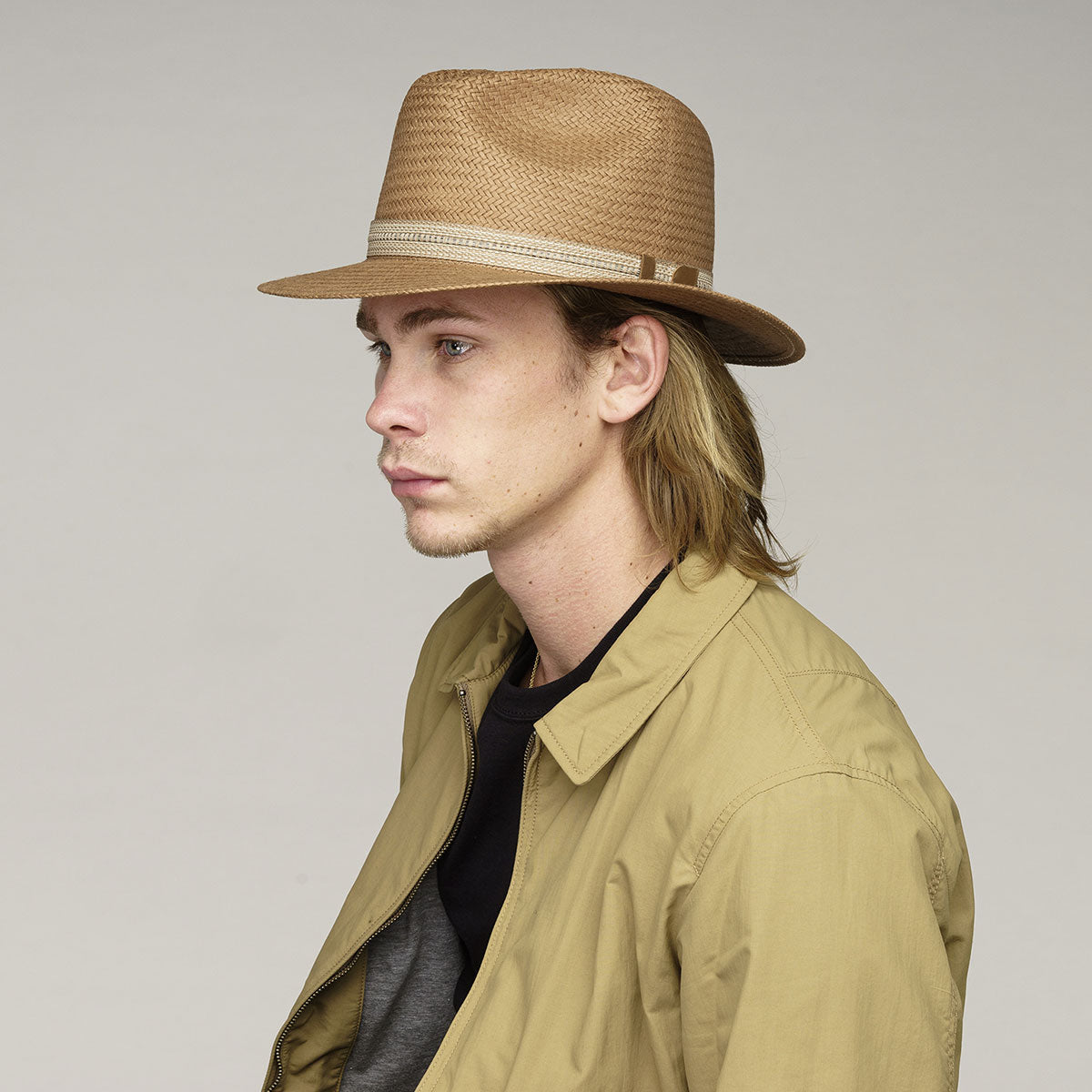 Bailey Western Kilgore Raindura Straw Fedora