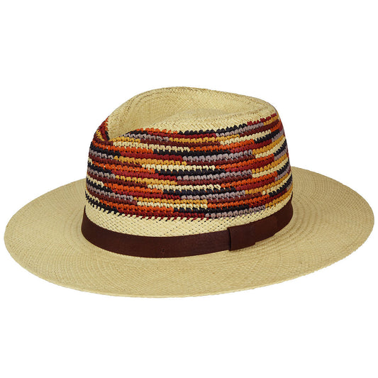 Bailey Western Tasmin Panama Fedora - Hand-Woven Ecuador Straw Hat